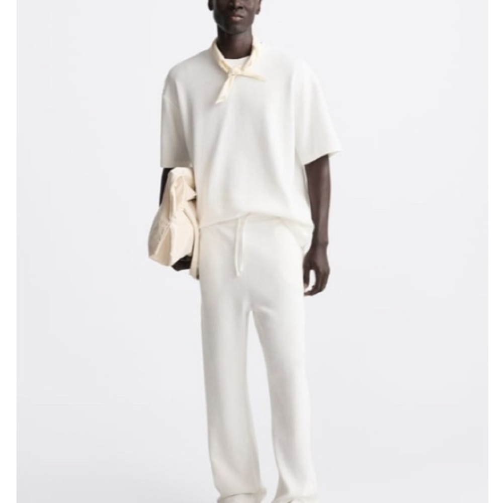 ZARA VERTICAL TEXTURED PANTS
OYSTER-WHITE . Size XL - Picture 2 of 8